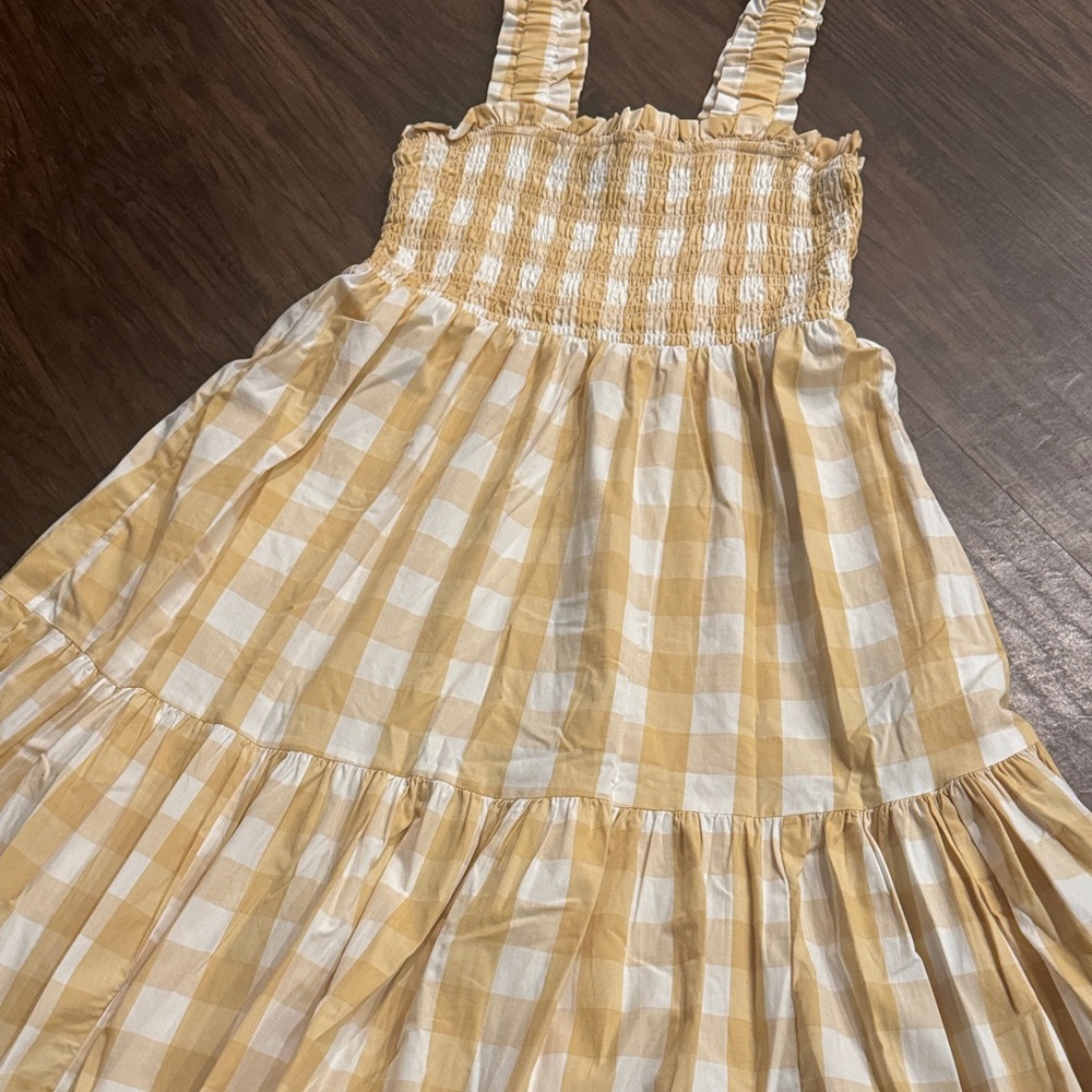 Abercrombie & Fitch Tan Plaid Women’s Dress - Picture 6 of 13